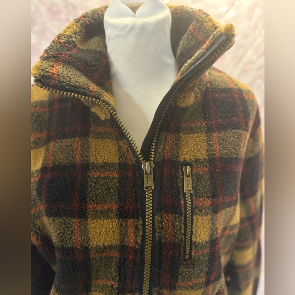 Pendleton Plaid Fleece Jacket